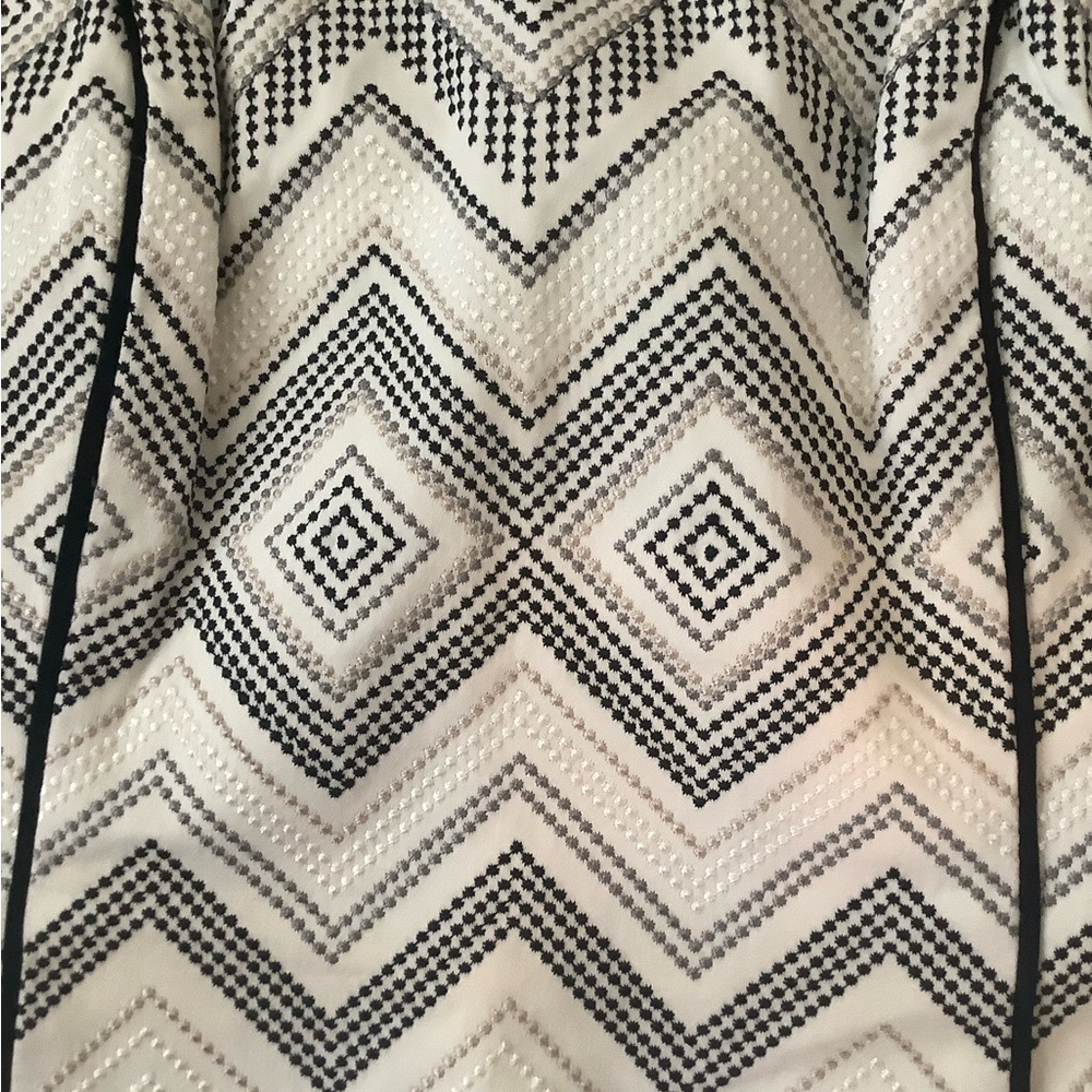WHBM Geometric Bustier Top Size 8 Detachable Straps - Picture 10 of 11